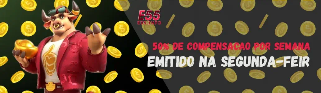 Promoções ativas do E55 Cassino para jogadores brasileiros